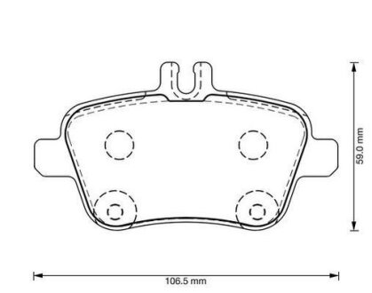 Колодки дискового гальма Jurid 573370J