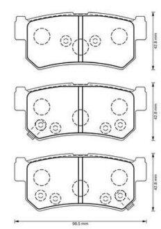 Колодки дискового гальма Jurid 573377J
