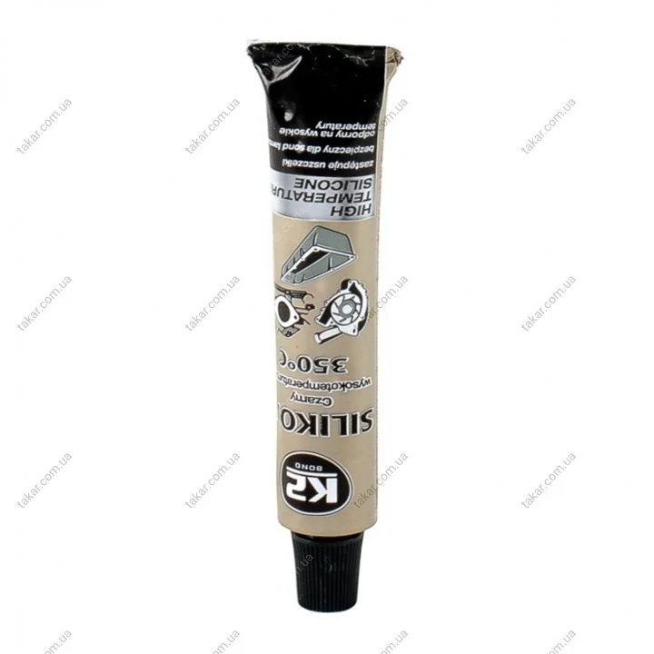 Силикон герметик (черный) SIL BLACK (BLACK SILICON +350) 21г K2 B205N (фото 1)
