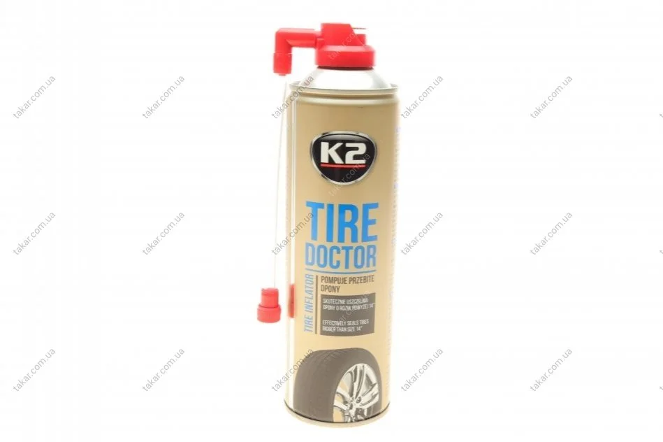 Засіб для аварійної герметизації (вулканізації) шин / BOND TIRE DOKTOR 500ML K2 B311 (фото 1)