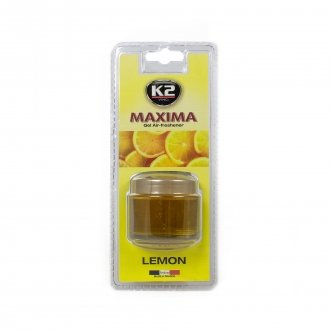 Гелевый ароматизатор (освежитель) воздуха "лимон"" / VINCI MAXIMA LEMON 50ML K2 V605