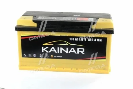 Аккумулятор 100Ah-12v Standart+ (353х175х190), L, EN850 KAINAR 100 261 1 120 ЖЧ