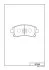 Колодка гальм.SUBARU IMPREZA 96-,LEGACY 96-03,FORESTER -STI 97-02 FRONT (вир-во MK Kashiyama) KASHIYAMA D7036 (фото 1)