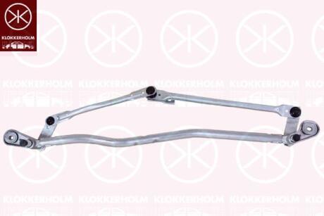 Трапеція склоочисника передня, комплект KLOKKERHOLM 00283285