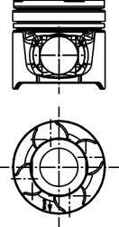Поршень MAN 108,00 (KS) KOLBENSCHMIDT 40217600