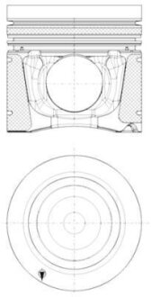Поршень MB 106,30 (KS) KOLBENSCHMIDT 40270610