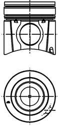 Поршень FIAT 115,00 (KS) KOLBENSCHMIDT 40317600