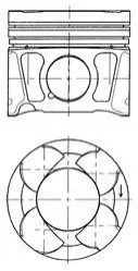 Поршень FIAT 83,40 (вир-во KS) KOLBENSCHMIDT 41070620 (фото 1)