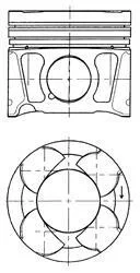 Поршень FIAT 83,40 (вир-во KS) KOLBENSCHMIDT 41070620