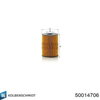 Масляний фільтр картридж патрон KOLBENSCHMIDT 50014706