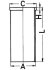 Гільза поршнева MB A=91.5 C=96.5 L=156.5 H=4.7 (KS) KOLBENSCHMIDT 89429190 (фото 1)