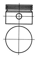 Поршень WESTINGHOUSE 75,00 (KS) KOLBENSCHMIDT 94061700