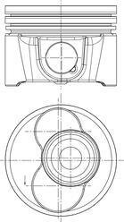 Поршень (KS) KOLBENSCHMIDT 99832600