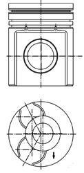 Поршень VOLVO98,43 (KS) KOLBENSCHMIDT 99991700