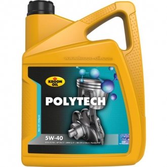 Моторное масло 5 л 5W40 Бензиновый, Дизельный Синтетическое KROON OIL 36140