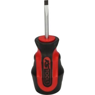 Шліцева викрутка ERGOTORQUEplus, коротка, 4 мм KS TOOLS 159.1121