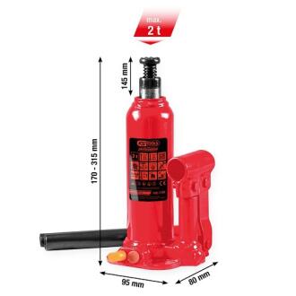 Домкрат гідравлічний 2т KS TOOLS 160.1100