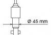 Телескопічний амортизатор газомасляний однотрубний передній двобічний KYB 554070 (фото 3)