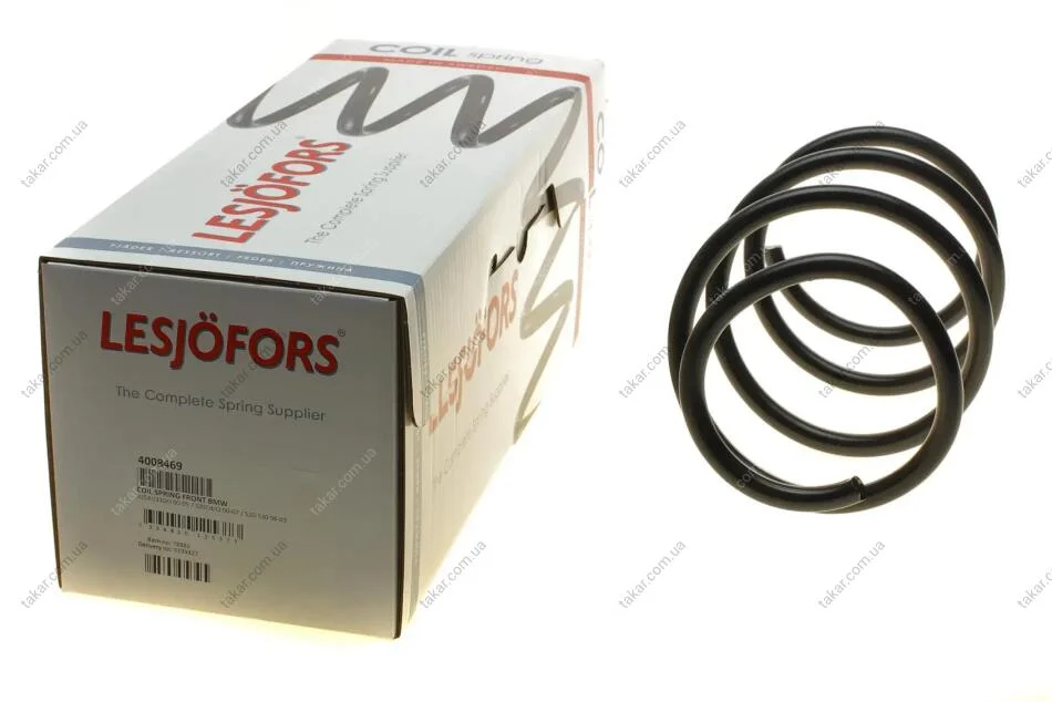 Пружина подвески передняя винтовая LESJOFORS 4008469 (фото 1)