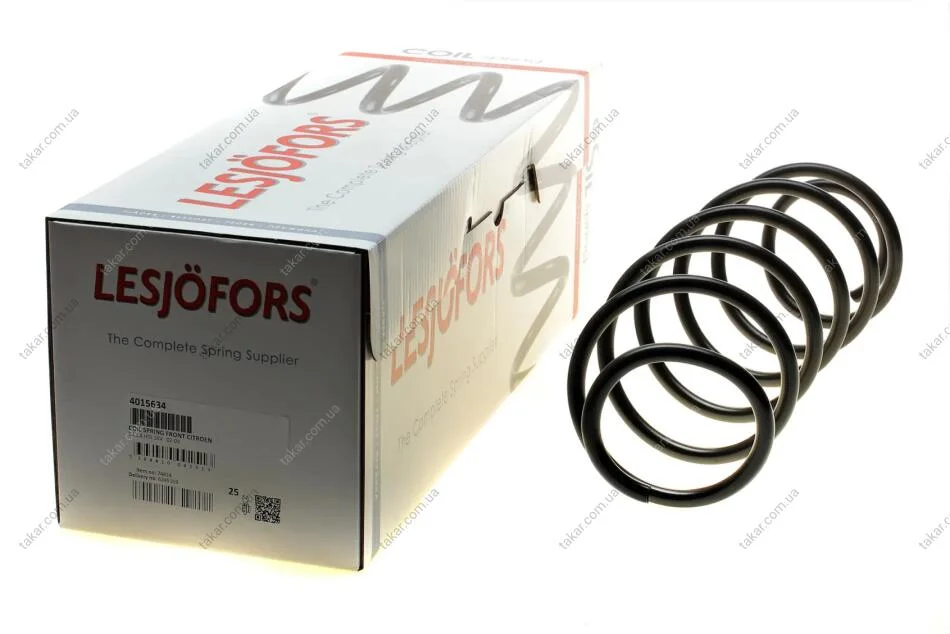 Пружина подвески передняя винтовая LESJOFORS 4015634 (фото 1)