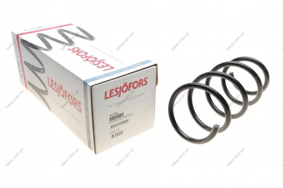 Пружина подвески передняя винтовая LESJOFORS 4017003 (фото 1)