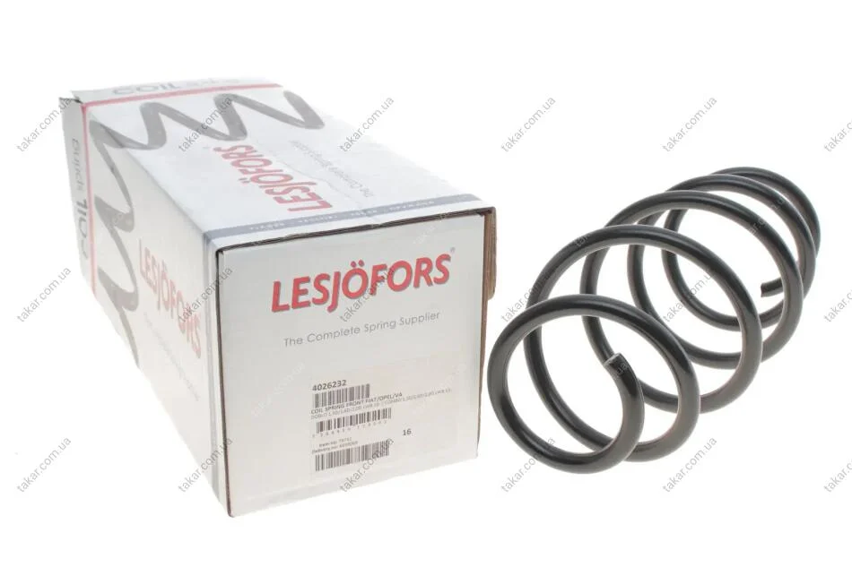 Пружина подвески передняя винтовая LESJOFORS 4026232 (фото 1)