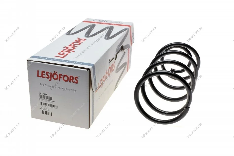 Пружина подвески передняя винтовая LESJOFORS 4027657 (фото 1)