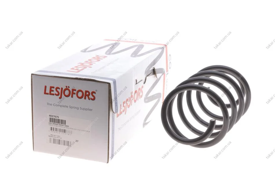 Пружина подвески передняя винтовая LESJOFORS 4027675 (фото 1)