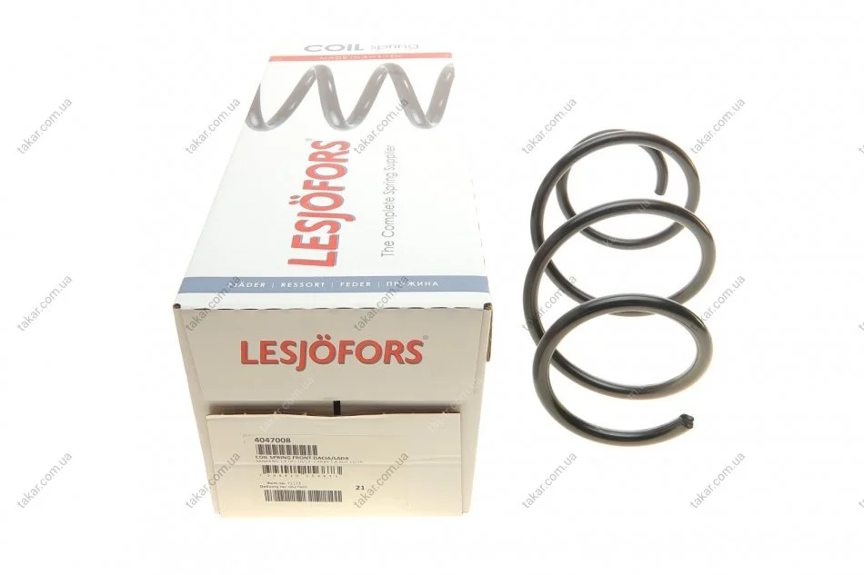 Пружина подвески передняя винтовая LESJOFORS 4047008 (фото 1)