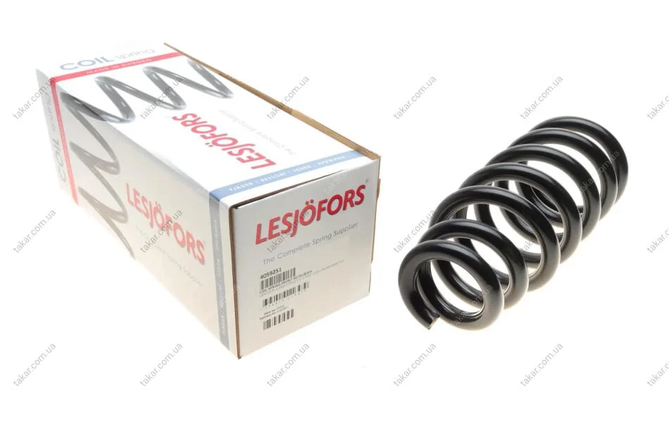 Пружина подвески передняя винтовая LESJOFORS 4059251 (фото 1)