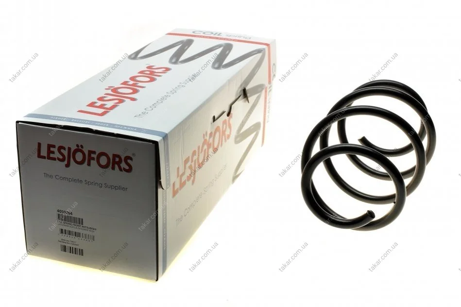 Пружина подвески передняя винтовая LESJOFORS 4059264 (фото 1)