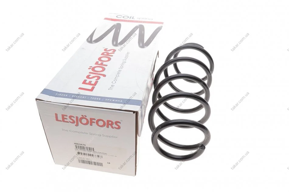 Пружина подвески передняя винтовая LESJOFORS 4063479 (фото 1)