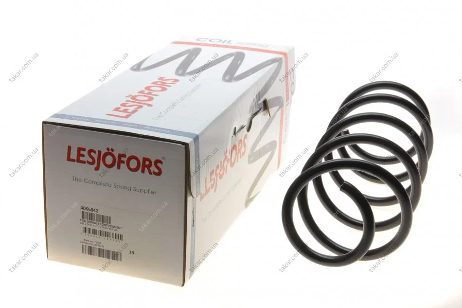 Пружина подвески передняя винтовая LESJOFORS 4066842 (фото 1)