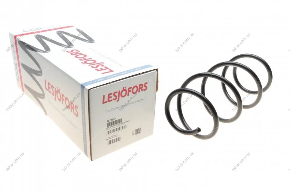 Пружина подвески передняя винтовая LESJOFORS 4072957 (фото 1)