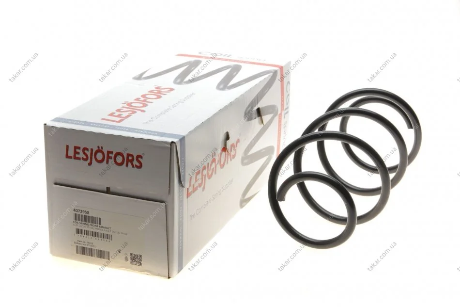 Пружина подвески передняя винтовая LESJOFORS 4072958 (фото 1)