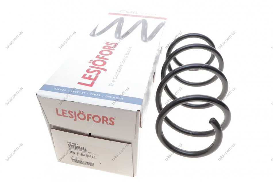 Пружина подвески передняя винтовая LESJOFORS 4072977 (фото 1)