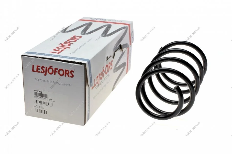 Пружина подвески передняя винтовая LESJOFORS 4092562 (фото 1)
