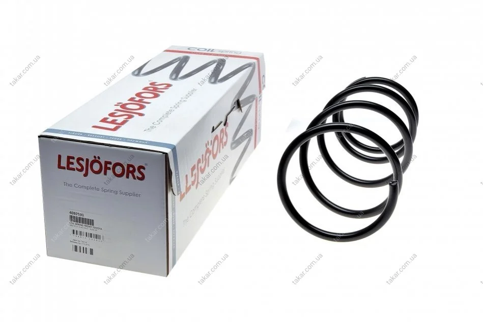 Пружина подвески передняя винтовая LESJOFORS 4092591 (фото 1)