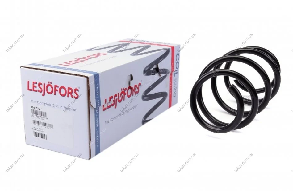 Пружина подвески передняя винтовая LESJOFORS 4095135 (фото 1)