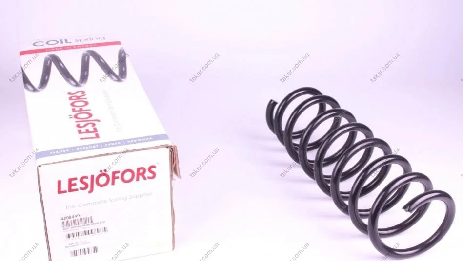 Пружина подвески задняя винтовая LESJOFORS 4208449 (фото 1)