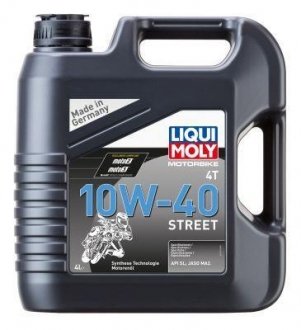 Моторное масло 4 л 10W40 Бензиновый Синтетическое LIQUI MOLY 1243 (фото 1)