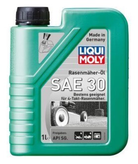 ОЛИВА ДЛЯ ГАЗОНОКОСАРОК (4т. мінеральна) SAE 30 1Л LIQUI MOLY 1264 (фото 1)