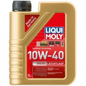 Моторное масло 1 л 10W40 Дизель Полусинтетическое LIQUI MOLY 1386 (фото 1)