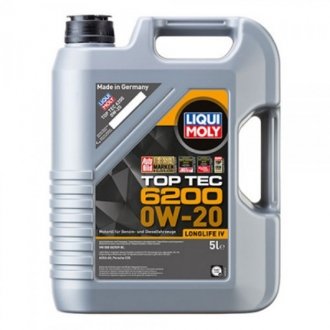 Моторна олива 5 л 0W20 Бензиновий, Дизельний Синтетична LIQUI MOLY 20789