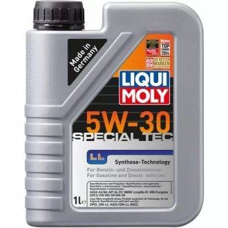Моторное масло 1 л 5W30 Бензиновый, Дизельный Синтетическое LIQUI MOLY 2447/8054 (фото 1)