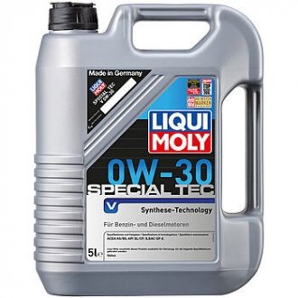 Моторное масло 5 л 0W30 Бензиновый, Дизельный, Дизельный турбированный, Турбированный Синтетическое LIQUI MOLY 2853 (фото 1)