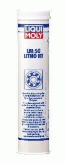 ВИСОКОТЕМПЕРАТУРНЕ МАСТИЛО ДЛЯ ПІДШИПНИКІВ СТУПИЦЬ LM 50 LITHO HT 0,4КГ LIQUI MOLY 3406