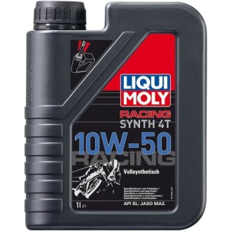 ОЛИВА 4T СИНТ. ДЛЯ МОТОЦИКЛІВ MOTORBIKE 4T SYNTH 10W-50 STREET RACE (MOTORRAD SY LIQUI MOLY 3982