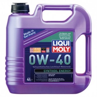 Моторное масло 1 л 0W40 Бензиновый, Дизельный Синтетическое LIQUI MOLY 7536/2451 (фото 1)