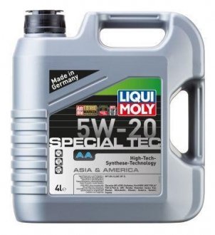 Моторное масло 4 л 5W20 Бензиновый Синтетическое LIQUI MOLY 7658